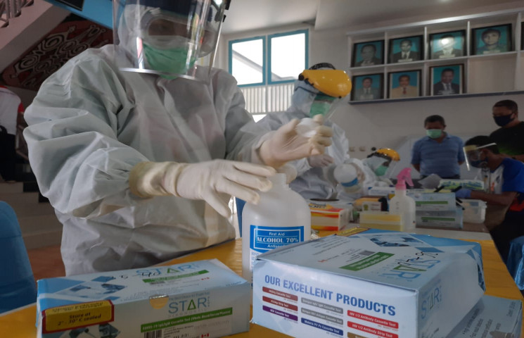 Jalani Rapid Test, Lima Pegawai DPPAD Papua Reaktif 